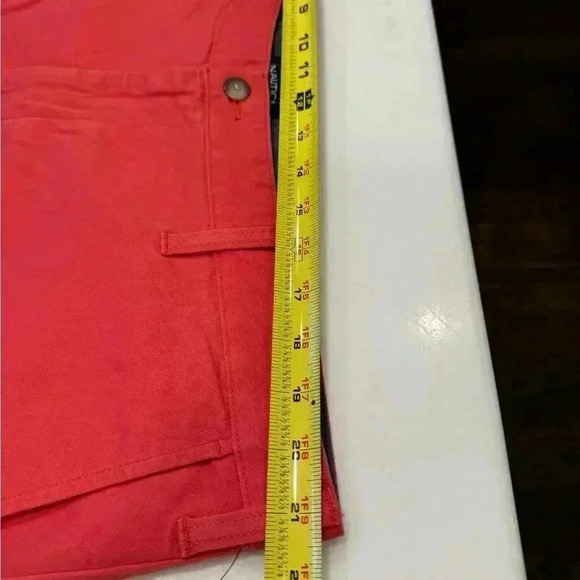 Nautica deck shorts classic fit straight sailor red size 40 BRAND NEW - Picture 6 of 11